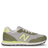 515 sneaker in tessuto ed ecopelle grigio verde | Boscaini Scarpe
