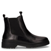 Stivaletto con zip laterale in pelle nero - TAMARIS | Boscaini Scarpe