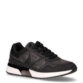 Sneaker in tessuto ed ecopelle nero - GUESS DONNA | Boscaini Scarpe