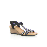 Sandalo con zeppa nero - Sandali Donna | Boscaini Scarpe