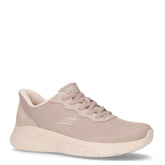 Bobs B Flex Flexy Lucy sneaker slip ins in tessuto taupe - Sneakers Donna | Boscaini Scarpe