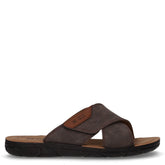 Ciabatta in ecopelle con strappo moro - Ciabatte Aperte Uomo | Boscaini Scarpe