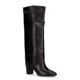 Stivale camperos con tacco in pelle nero - Stivali Donna | Boscaini Scarpe