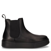 Stivaletto in pelle con platform nero - FRAU | Boscaini Scarpe