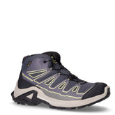 X Ultra Mid Gtx J scarponcino trekking in tessuto Gore-Tex grigio giallo | Boscaini Scarpe
