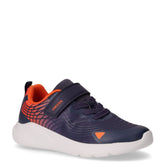 Sprintye In sneaker bambino in tessuto ed ecopelle navy arancione | Boscaini Scarpe