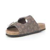 Ciabatta brown logato | Boscaini Scarpe