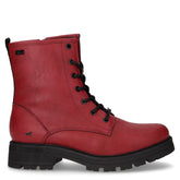 Anfibio in ecopelle con zip rosso - Anfibi Donna | Boscaini Scarpe