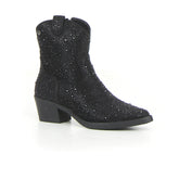 Stivaletto camperos con strass black - Stivaletti Donna | Boscaini Scarpe