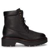 Polacchino sportivo in pelle nero - FRAU | Boscaini Scarpe