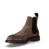 Stivaletto beatles in pelle scamosciata visone | Boscaini Scarpe