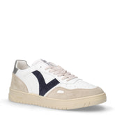 Sneaker in pelle ed ecopelle bianco grigio blu | Boscaini Scarpe