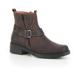 Stivaletto in pelle con zip caffè - ZEN AIR | Boscaini Scarpe