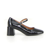 Dècolletè tacco largo black vernice - Mid Season Sale Decollete Donna | Boscaini Scarpe