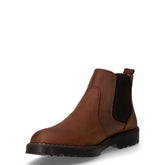 Stivaletto in pelle impermeabile marrone | Boscaini Scarpe