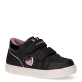 Moby High Cut sneaker bambina in ecopelle nero - Sneakers Bambina | Boscaini Scarpe