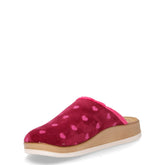 Ciabatta in tessuto bordeaux fuxia | Boscaini Scarpe
