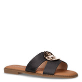 Ciabatta aperta in ecopelle nero - TOO LIKE | Boscaini Scarpe