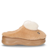 Ciabatta con pelo beige - LAURA BIAGIOTTI | Boscaini Scarpe