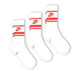 Calze 3 pack white university red - Calze | Boscaini Scarpe