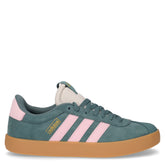 Vl court 3.0 sneaker in ecopelle scamosciata verde rosa - ADIDAS | Boscaini Scarpe