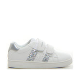 Eclyper sneaker da bambina white silver - GEOX BAMBINO | Boscaini Scarpe