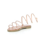 Sandalo con strass rosegold | Boscaini Scarpe