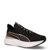 Softride Sabrina Polchro sneaker in tessuto nero oro | Boscaini Scarpe