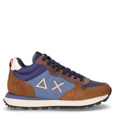 Tom 2.0 Solid Mid sneaker in pelle e tessuto navy blu - SUN68 | Boscaini Scarpe