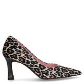 Décolleté a punta in ecopelle nero beige - DU SIMON | Boscaini Scarpe