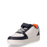Sneaker in ecopelle bambino blu bianco | Boscaini Scarpe