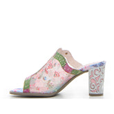 Sabot con tacco cerise | Boscaini Scarpe