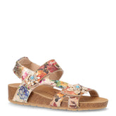Sandalo in ecopelle beige | Boscaini Scarpe