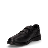 Scarpa sportiva in pelle con strappi nero | Boscaini Scarpe