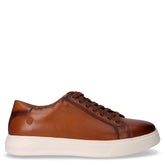 Goswell Tie sneaker in pelle marrone | Boscaini Scarpe