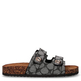 Ciabatta aperta in tessuto nero - TOO LIKE | Boscaini Scarpe