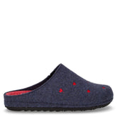 Pila ciabatta da casa in tessuto blu - GRUNLAND | Boscaini Scarpe