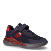 Run 50 sneaker bambino in ecopelle e tessuto blu | Boscaini Scarpe