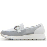 Mocassino con staffa bianco - Mocassini Donna | Boscaini Scarpe