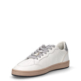 Urban Street sneaker in pelle bianco argento | Boscaini Scarpe