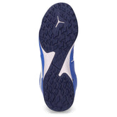 Truco III jr scarpa da calccetto da bambino in ecopelle blu bianco | Boscaini Scarpe