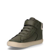 Gisly sneaker in ecopelle bambino verde scuro navy | Boscaini Scarpe