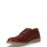 Stringata casual in pelle cognac | Boscaini Scarpe