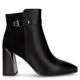 Tronchetto a punta in ecopelle nero - Tronchetti Donna | Boscaini Scarpe