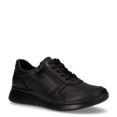 Sneaker con zip laterale in pelle nero - Sneakers Donna | Boscaini Scarpe