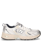 530 sneaker ragazza in pelle e tessuto argento - NEW BALANCE | Boscaini Scarpe