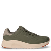 Uno lite 2 sneaker in ecopelle verde | Boscaini Scarpe