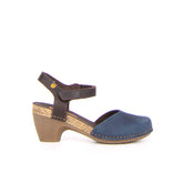 Sandalo punta chiusa deep blue - Sandali Con Tacco Donna | Boscaini Scarpe