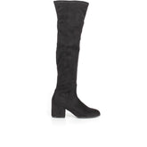 Stivale sopra al ginocchio con tacco nero - Mid Season Sale Stivali Donna | Boscaini Scarpe