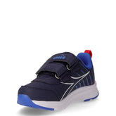 Falcon sneaker in ecopelle bambino blu corsaro bianco | Boscaini Scarpe